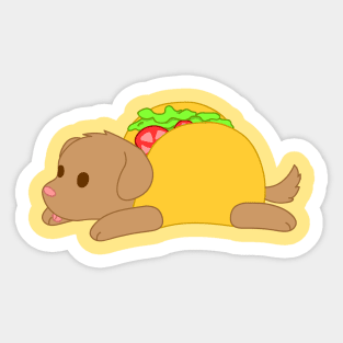 taco doggo Sticker